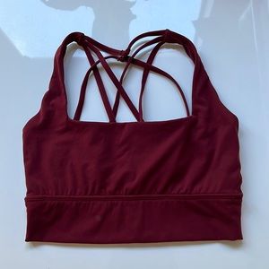 Buffbunny Dark Red Revolution Sports Bra M